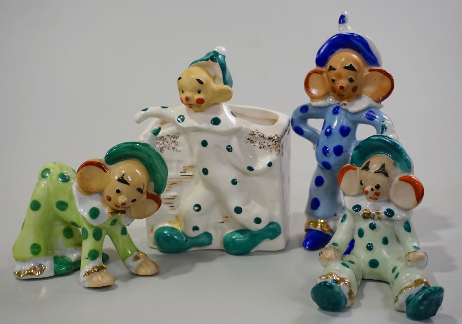 Vintage Humorous Ceramic Clown Collection Made in (1 of 7)