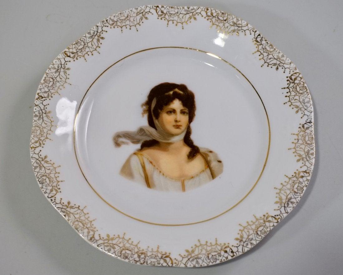 Louisa Queen of Prussia Porcelain Plate Mignon Z.S. & (1 of 4)