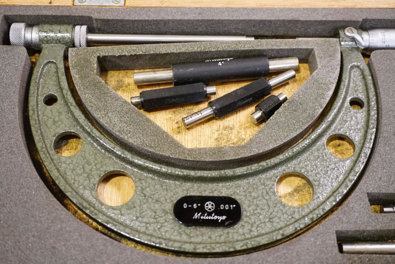 Vintage Mitutoyo Outside Micrometer Boxed Set (1 of 6)