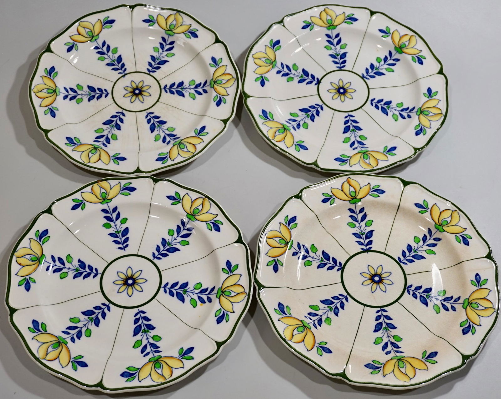 Woods Ware Antique Wood & Son England Plate Lot of 4 (1 of 6)