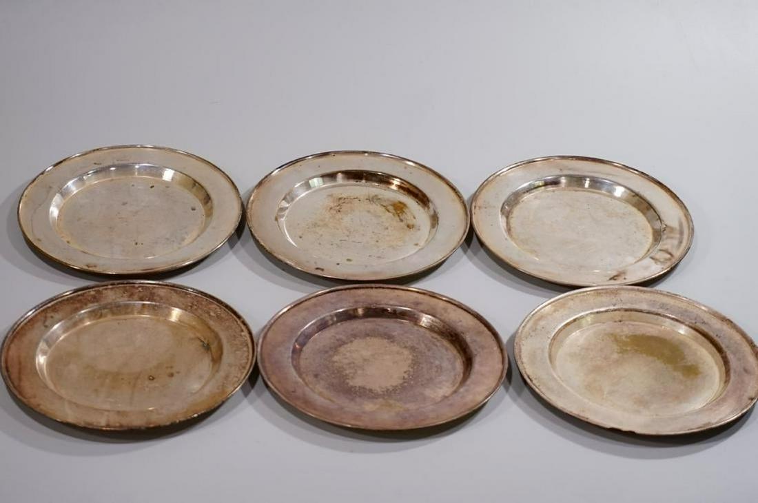 Apollo EPNS Bernard Rice's Sons Set of 6 Plates Electro (1 of 5)