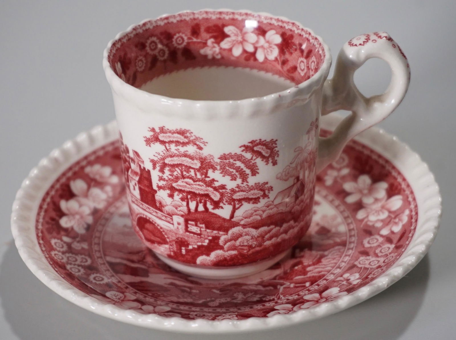 Copeland Spode's Tower Demitasse Cup Saucer Set (1 of 4)