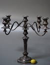 English Silver on Copper Candelabra Large Centrepiece