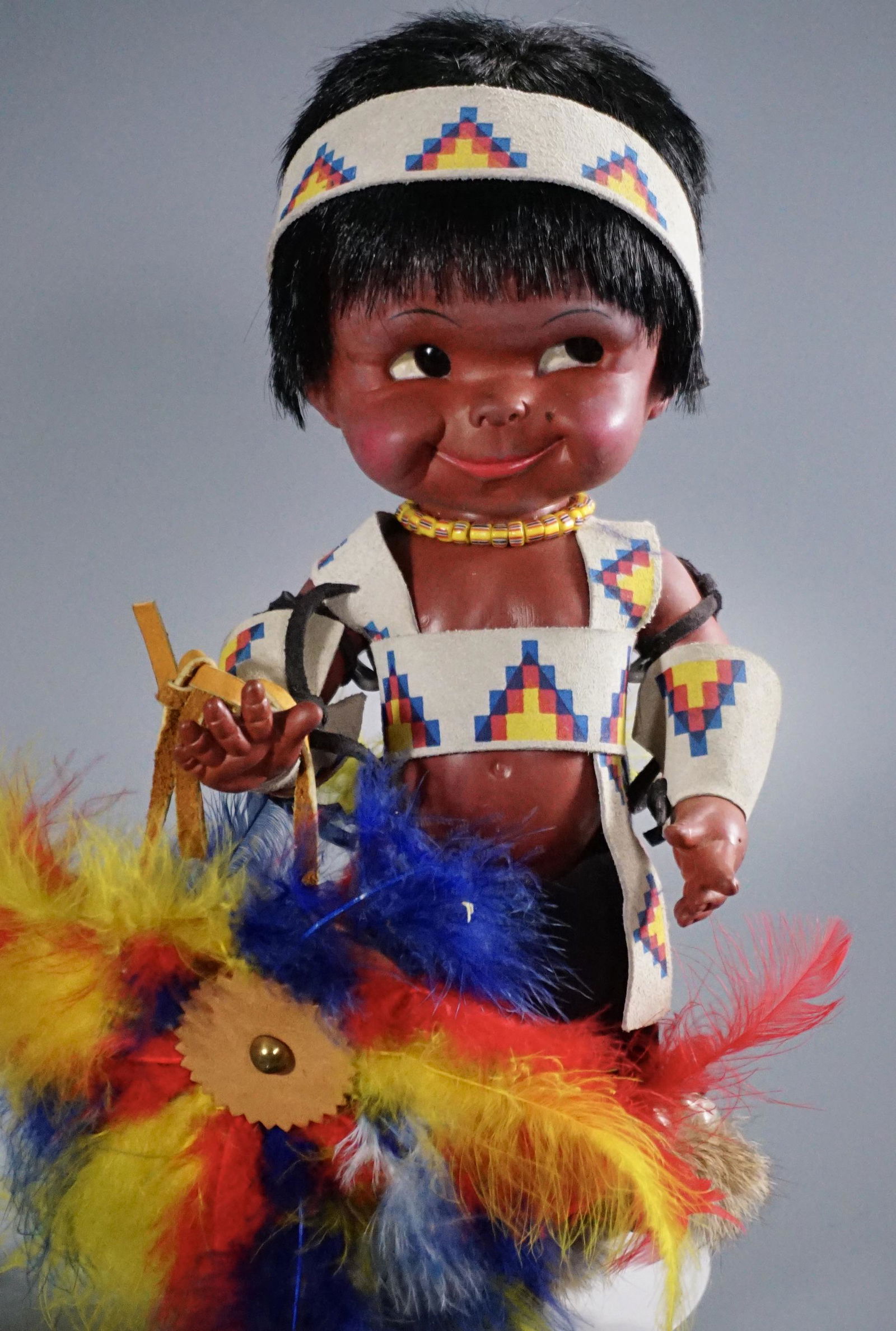 Indian Eskimo Inuit Boy Native Dancer Doll Made in (1 of 9)