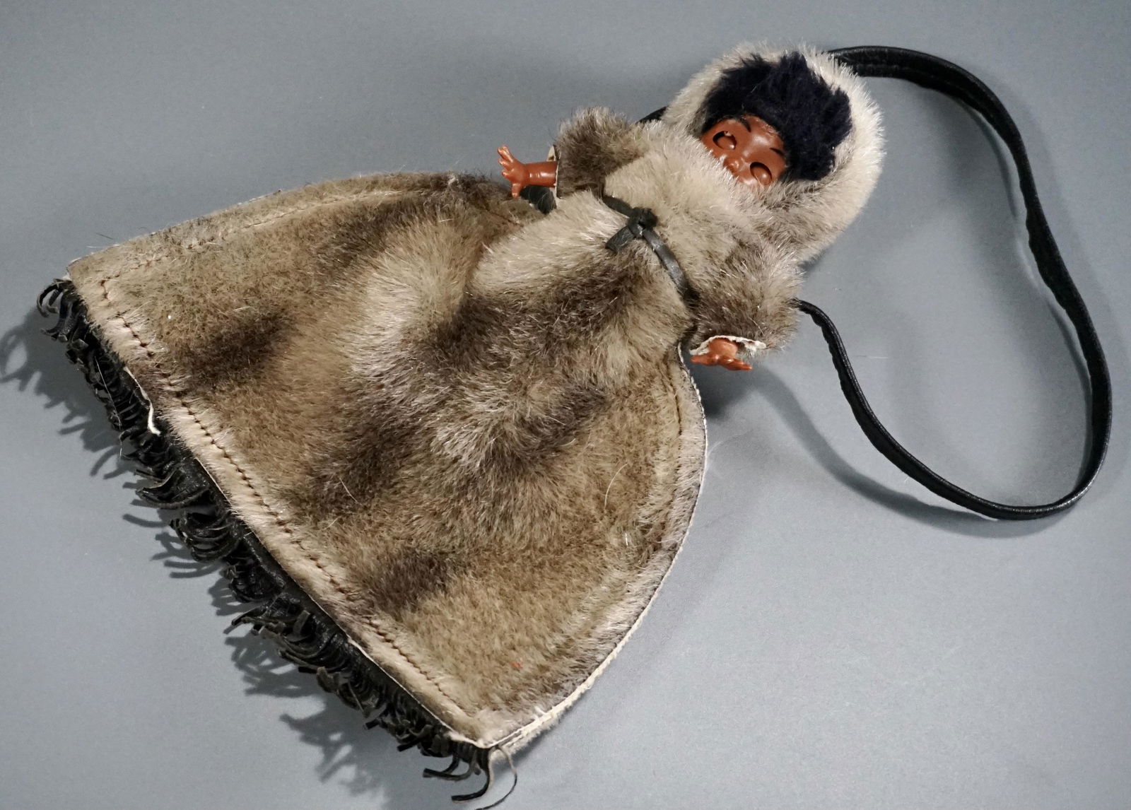 Fur Doll Baby Bag Alaska Deer Skin Purse (1 of 5)