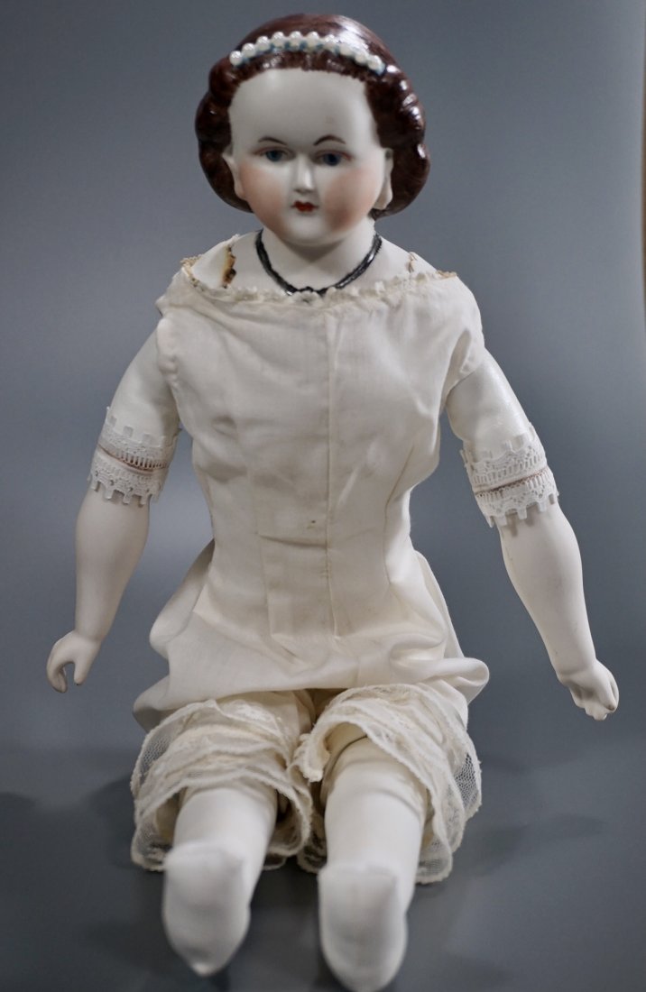 Bisque Porcelain Antique Style China Head Doll (1 of 5)