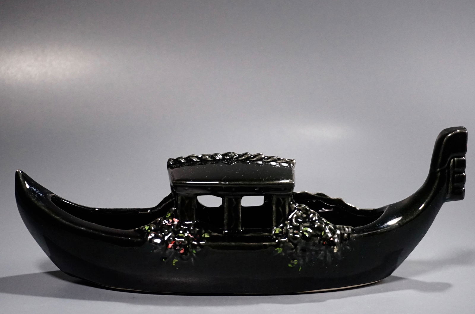 Rare McCoy Pottery Candy Gondola Vintage Ceramic Bowl (1 of 5)