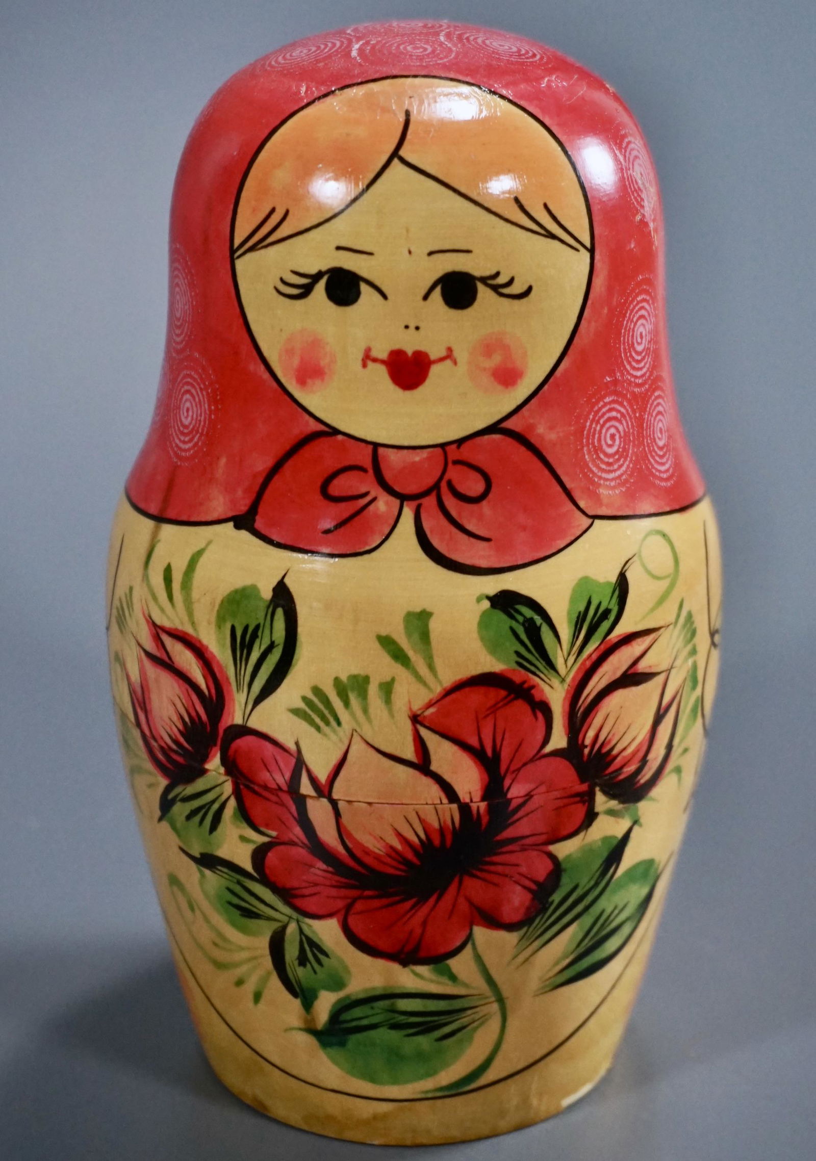 Mid Century Vintage Russian Matryoshka Nesting Doll (1 of 5)