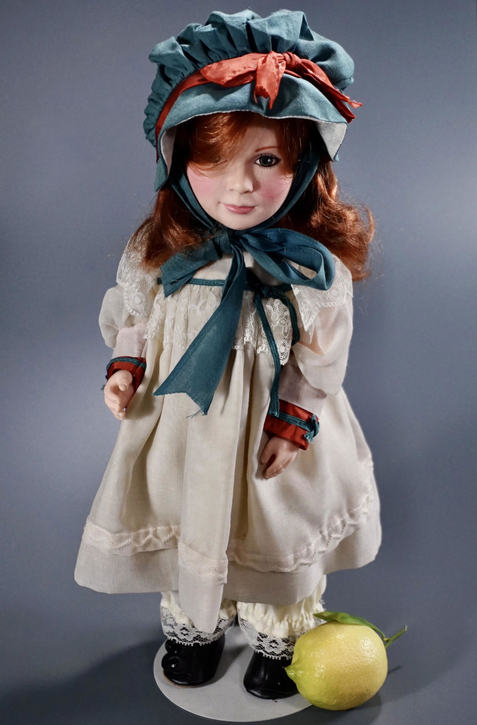 Effanbee 14 inches 1985 Cabinet Doll on Stand (1 of 7)