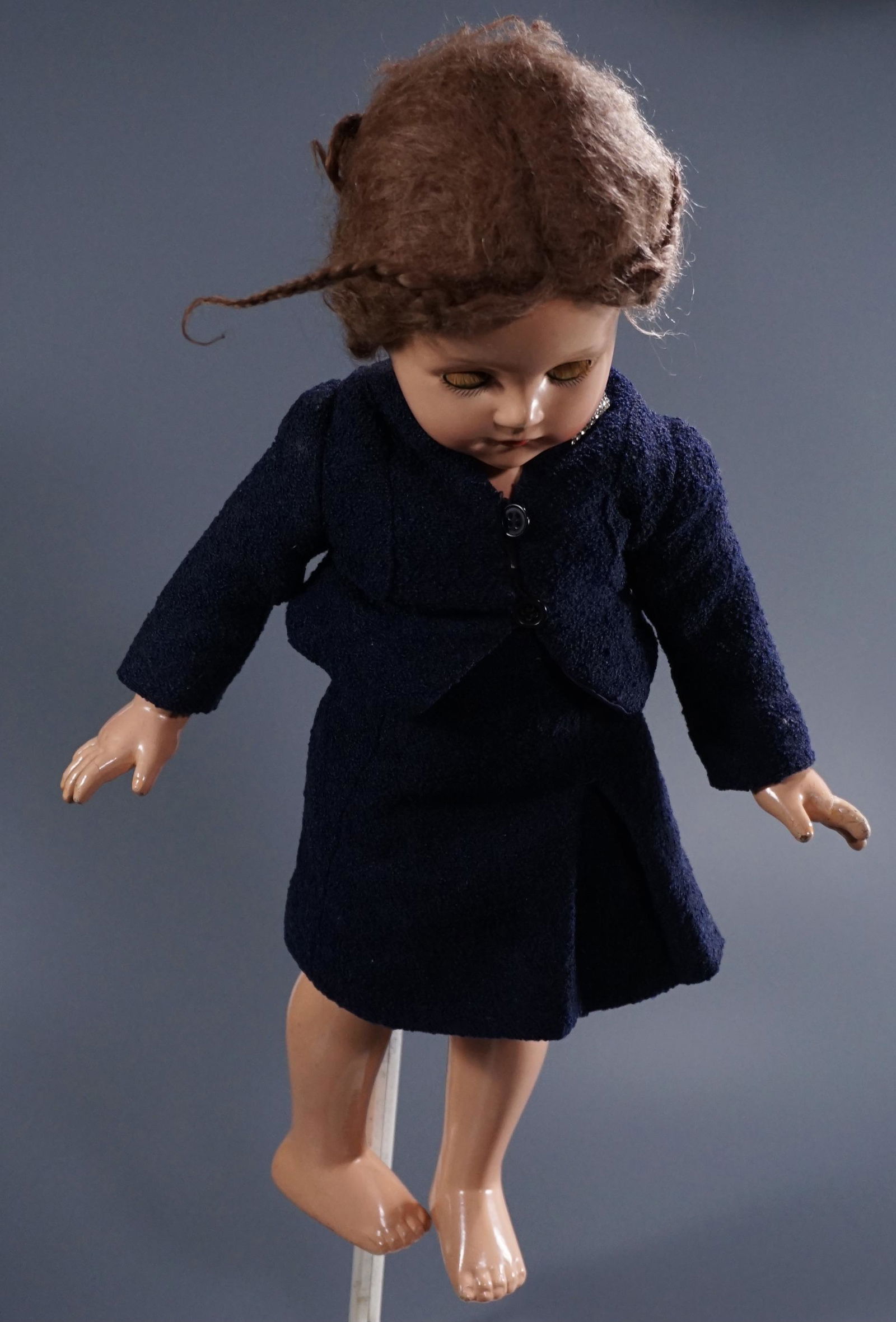 Haunted Eyes Doll Vintage Effanbee Anne Shirley: Haunted Eyes Doll Vintage Effanbee Anne Shirley Approximately 21 inches tall.