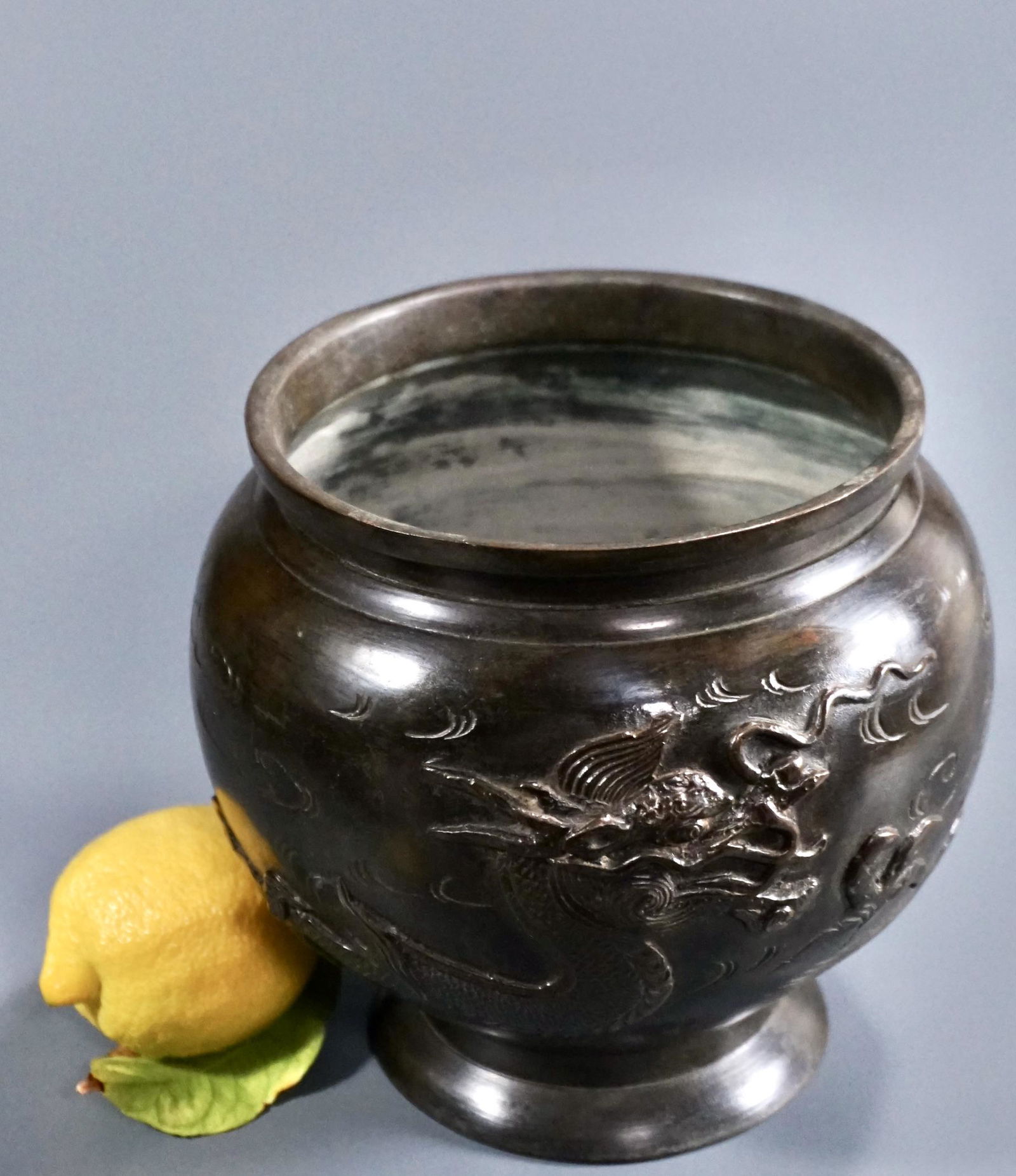 Bronze Dragon Planter Pot Oriental Style Censer (1 of 7)