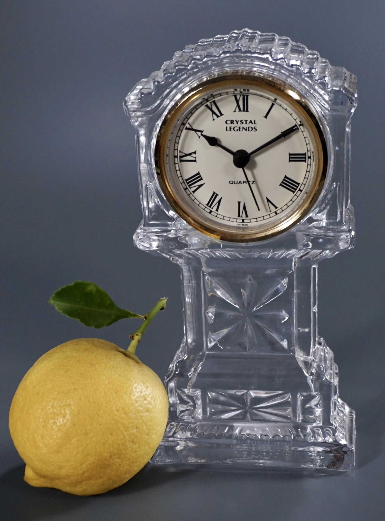 Crystal Legends Quartz Grandfather Style Desk Clock (1 of 6)