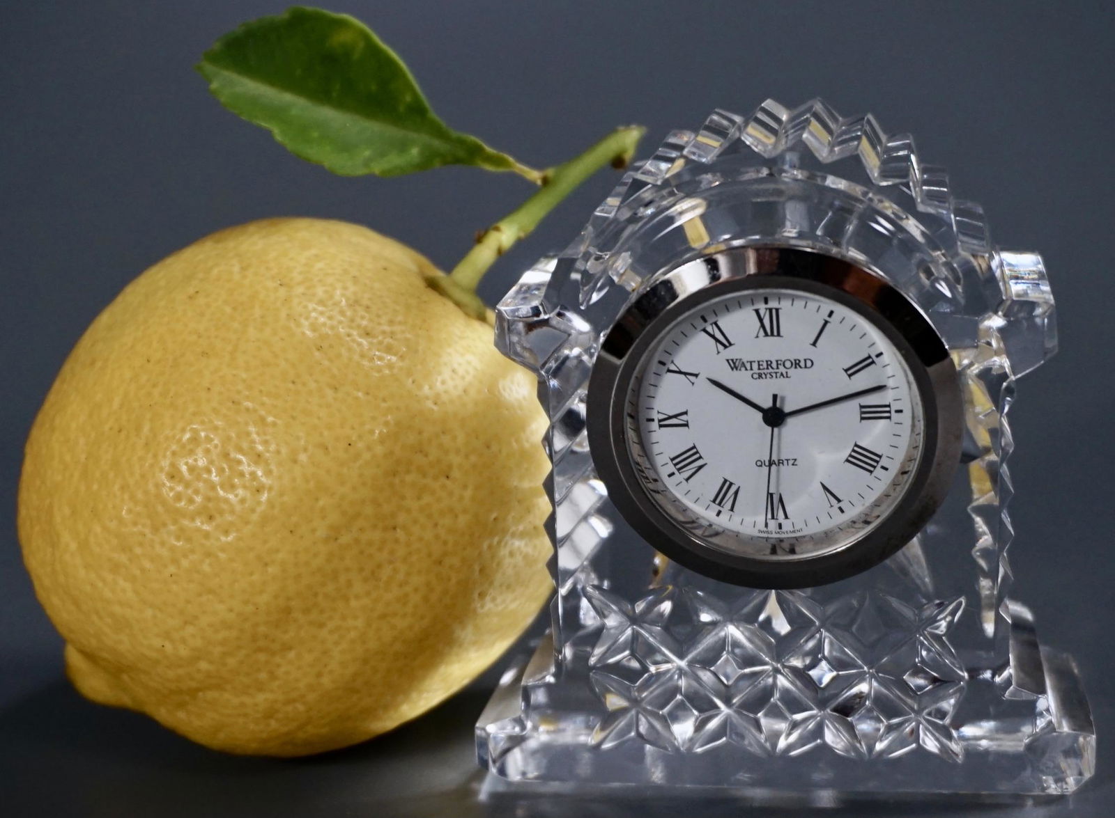 Waterford Crystal Miniature Clock Shaped as Vintage (1 of 6)