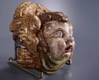 Cherub Wall Plaque Seraphim Heruvim Angel Face