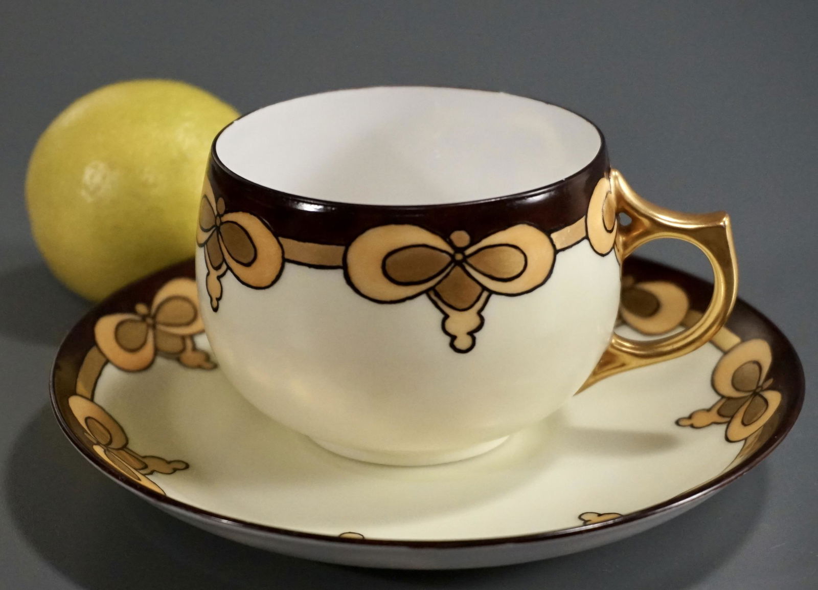 Art Nouveau Porcelain Hand Painted Artist Signed (1 of 4)