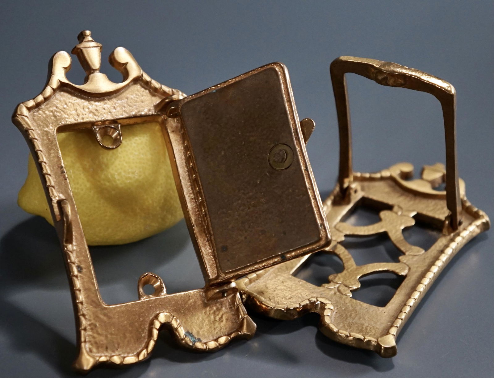 Speakeasy Brass Door Knocker Peephole Set (1 of 7)