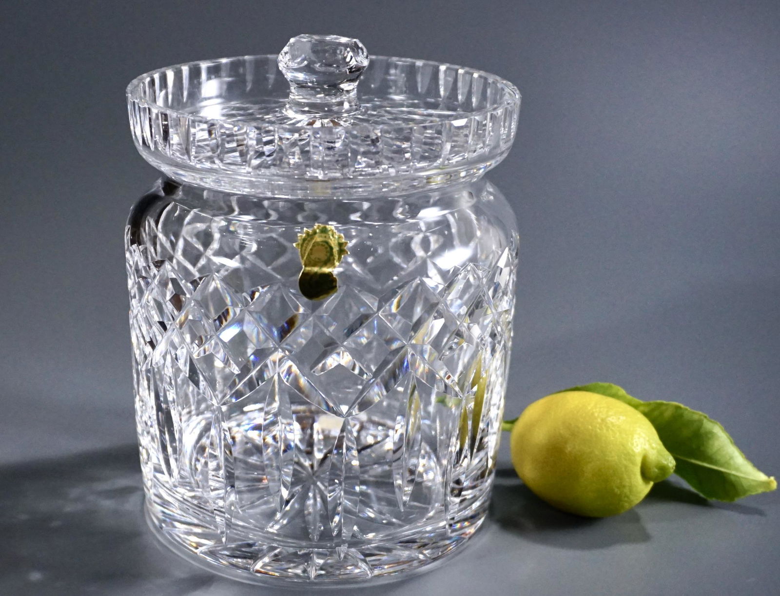 Waterford Irish Crystal Barrel Large Biscuit Jar or (1 of 8)