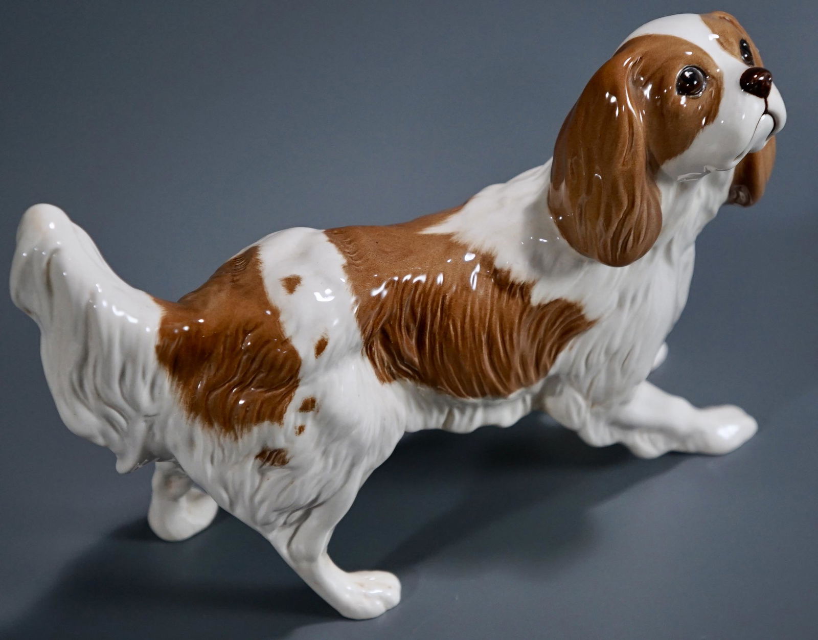 Royal Doulton Pottery Spaniel Dog Figurine c 1930 (1 of 7)