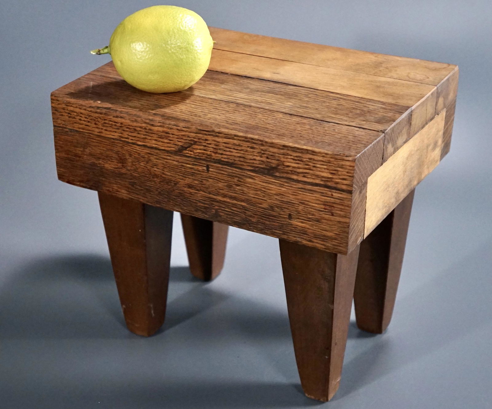 Solid Wood Footstool Strong Step Stool (1 of 5)