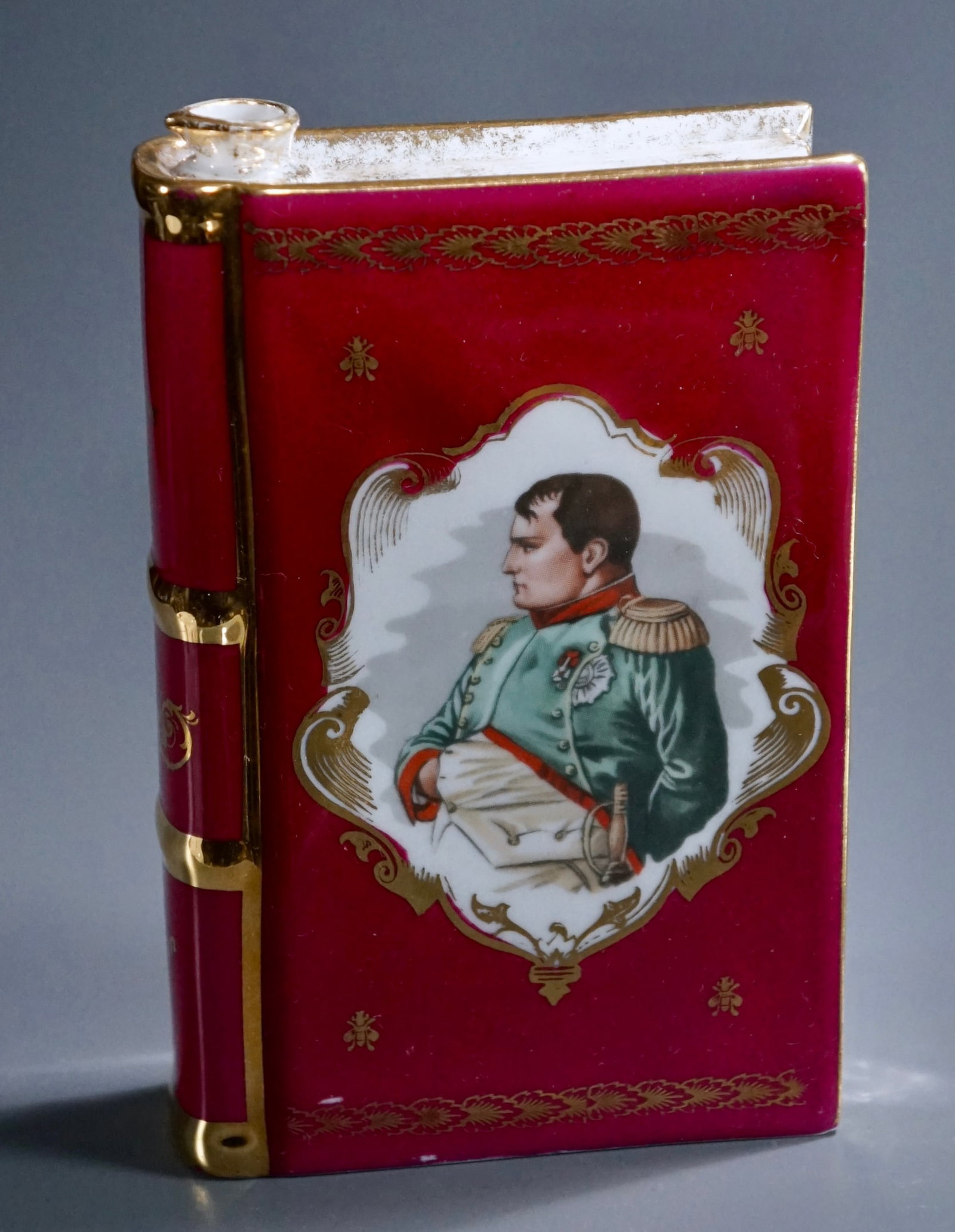 Limoges Porcelain Napoleon Brandy Bottle Cognac Decanter (1 of 5)
