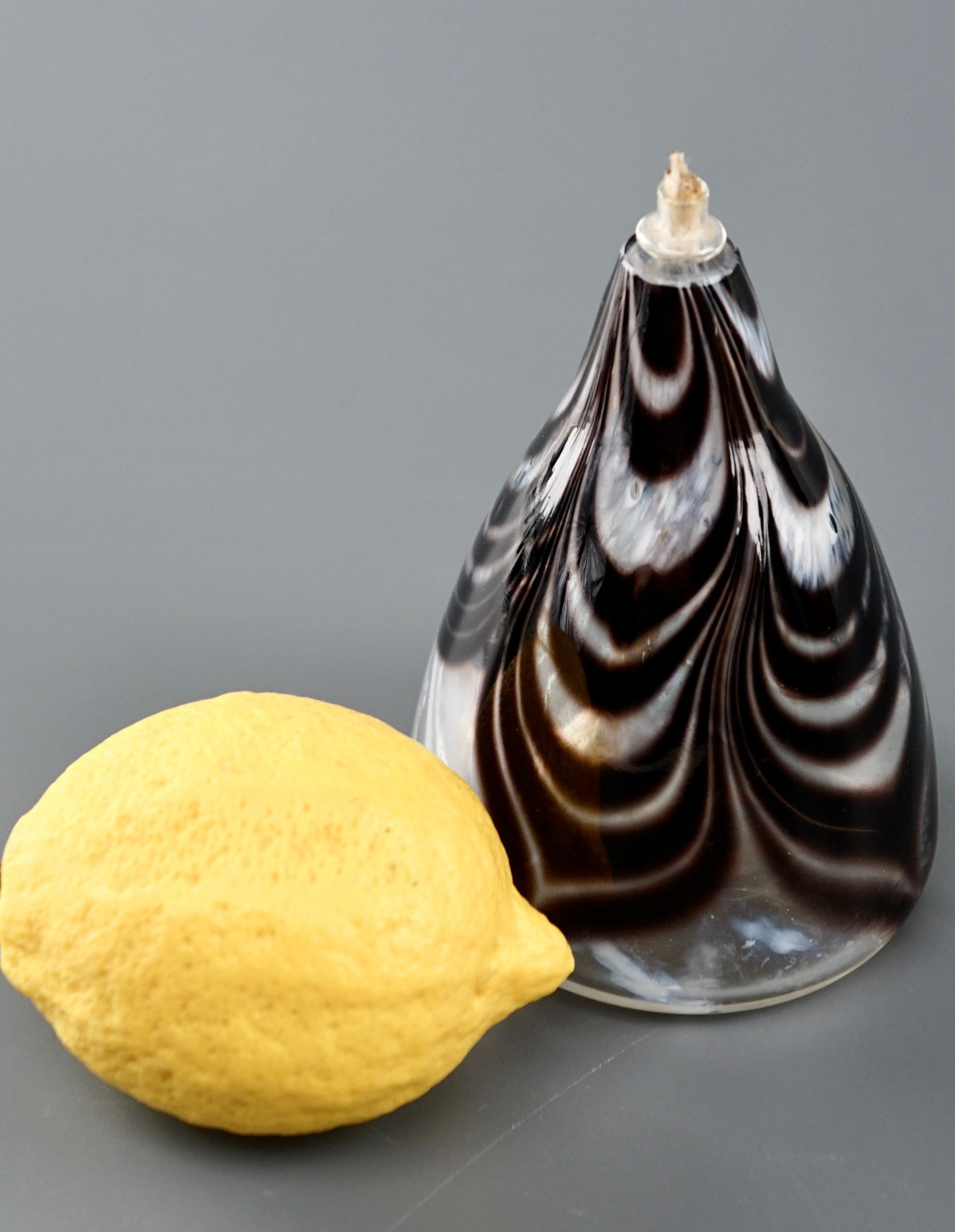 Blown Art Glass Pulled Feather Perfume Oil Meditation Lamp Artist Signed Dated 92: Blown Art Glass Pulled Feather Perfume Oil Meditation Lamp Artist Signed Dated 92 Approximately 5 inches tall. Shipping Estimate:SHIPTHEBAY estimate for shipping of this lot in the Continental US is $