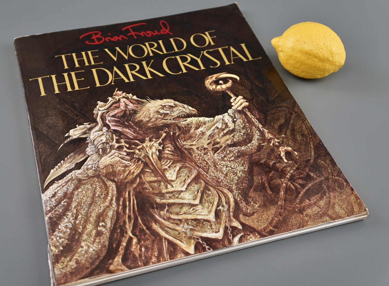 First Edition Brian Froud The World of the Dark Crystal New York Knopf 1982: First Edition Brian Froud The World of the Dark Crystal New York Knopf 1982 Approximately 13 1/4 x 11 inches. Shipping Estimate:SHIPTHEBAY estimate for shipping of this lot in the Continental US is $2