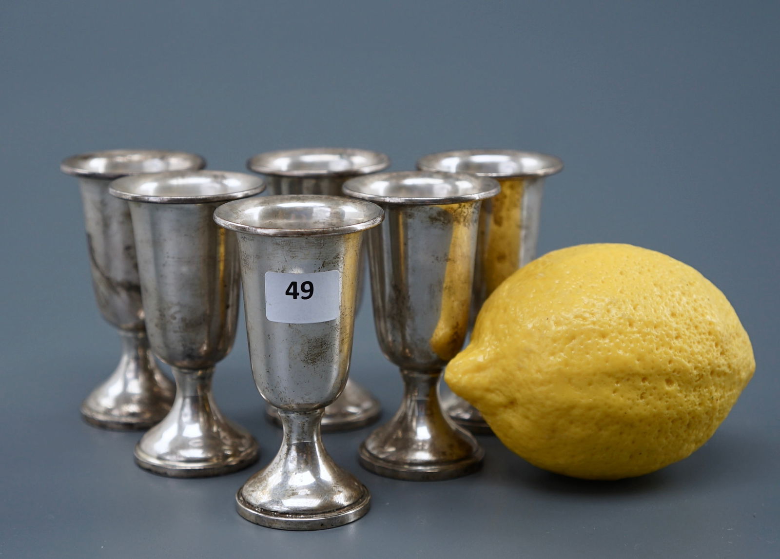 Towle Sterling Silver Kiddush Cups Lot of 6 Shot Glasses Weighted and Reenforced (1 of 7)