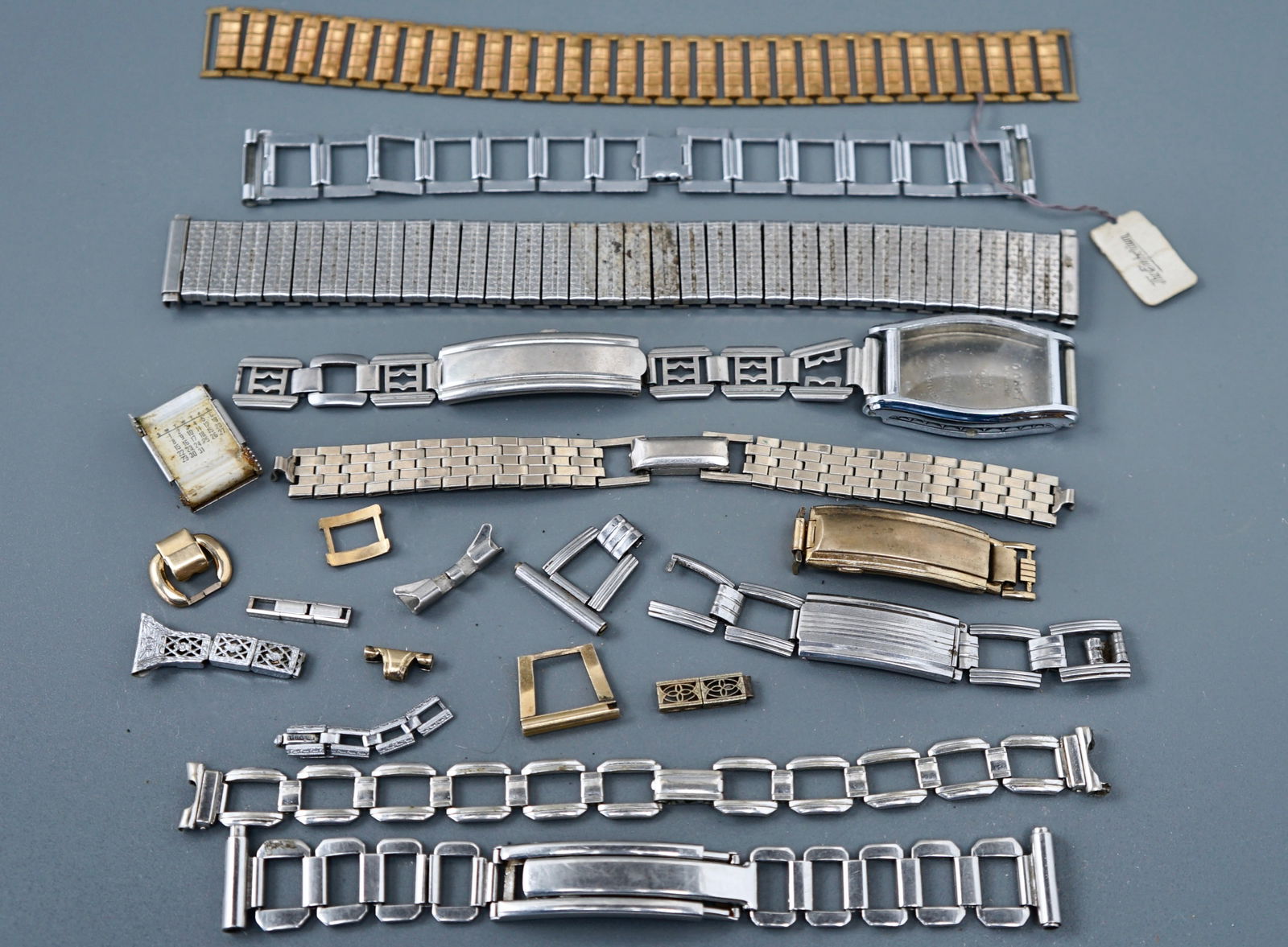 Vintage Wrist Watch Bands Parts Metal Link Bracelets: Vintage Wrist Watch Bands Parts Metal Link Bracelets The longest one is approximately 6 1/2 inches. SHIPPING & PICKUP: For local customers pickup is free from 122 North Santa Cruz Ave Los Gatos CA 950