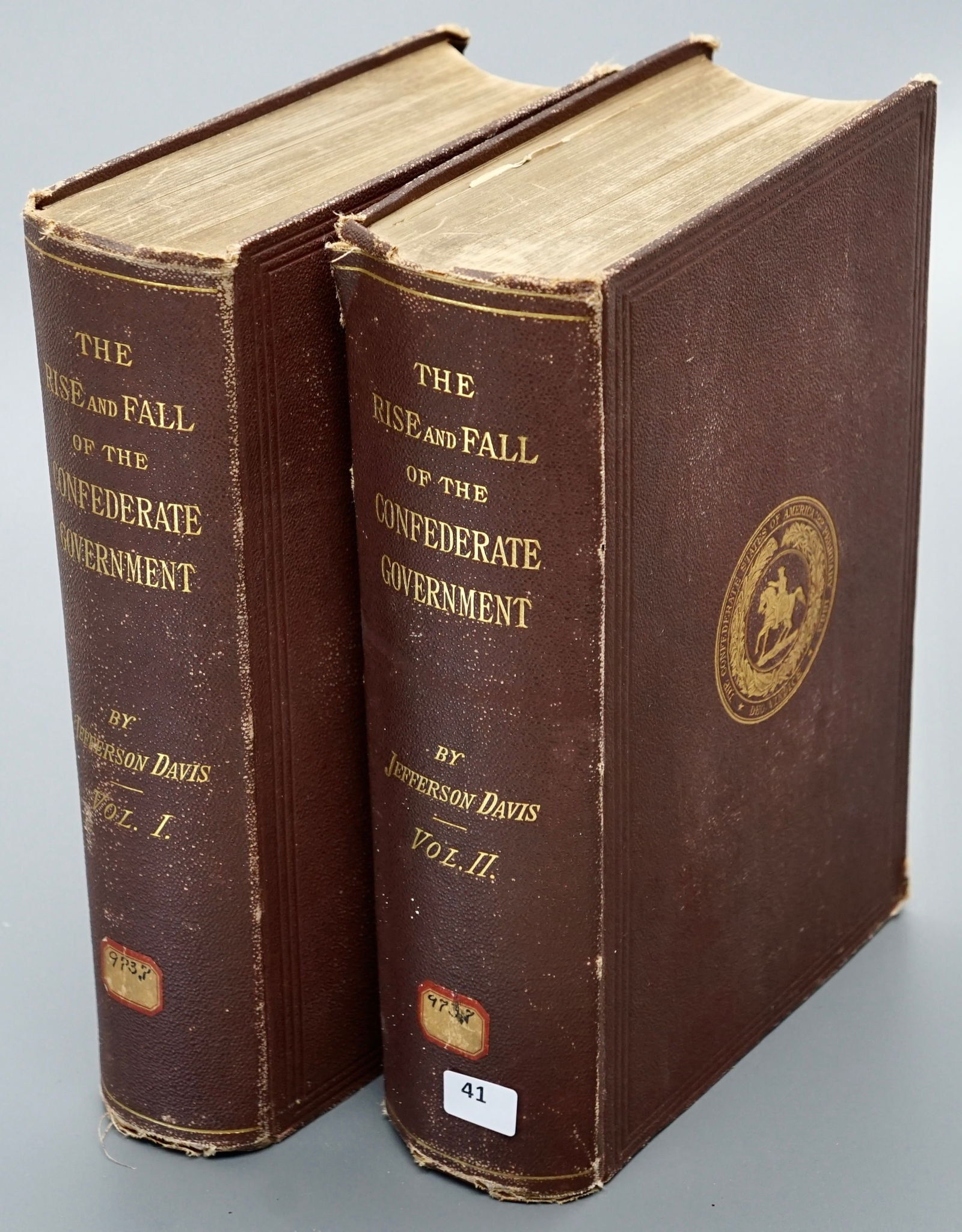 Antique Book The Rise and Fall of the Confederate Government by Jeferson Davis in 2 Volumes (1 of 5)