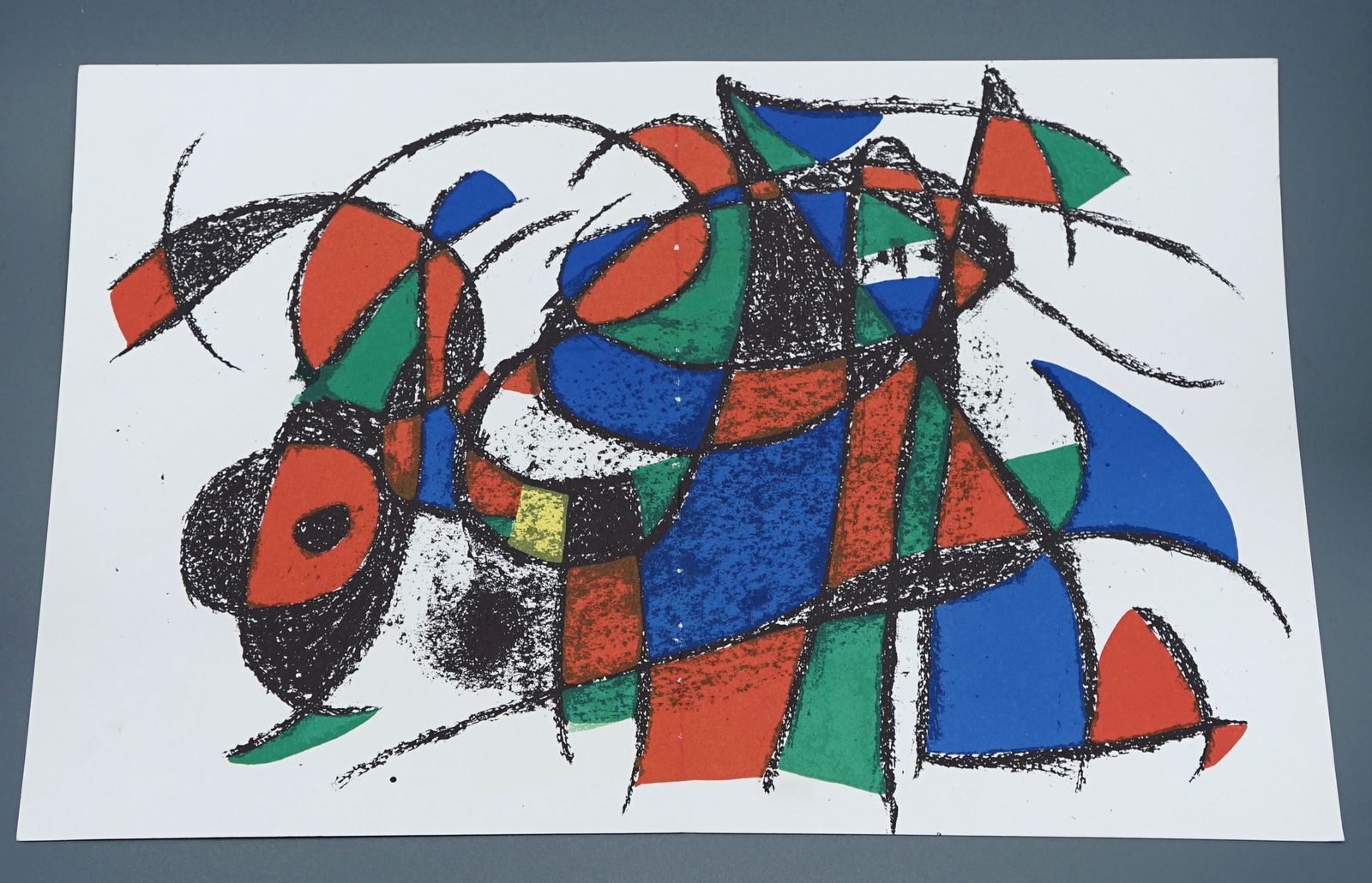 Joan Miro Spanish 1893-1983 Abstract Original Lithograph Volume II Unframed (1 of 4)