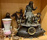 Antique Tiffany Bronze Mantel Clock Outstanding Museum Quality American Aesthetic Movement Period