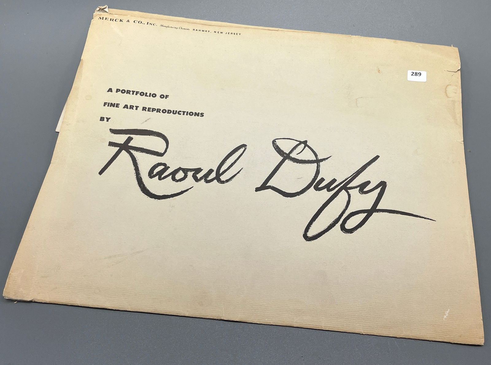 Raoul Dufy French 1877-1953 Portfolio Five Posters Fine Art Reproductions Printed by Merck & Co New (1 of 8)