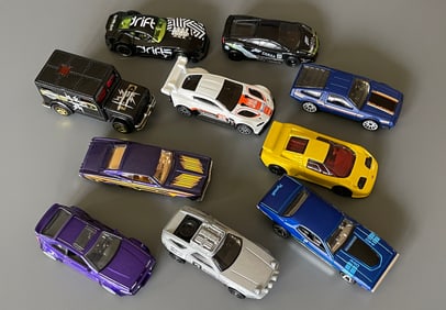 Hotwheels Porsche Safari 94 Bugatti etc Collection of 10 Cars