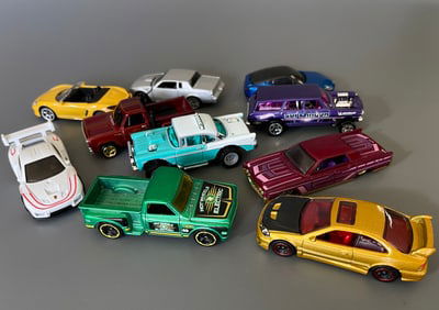 Chevy HW Off Road Big Air BEL-AIR Electric etc Collection of 10 Hot Wheels Premium Car Culture