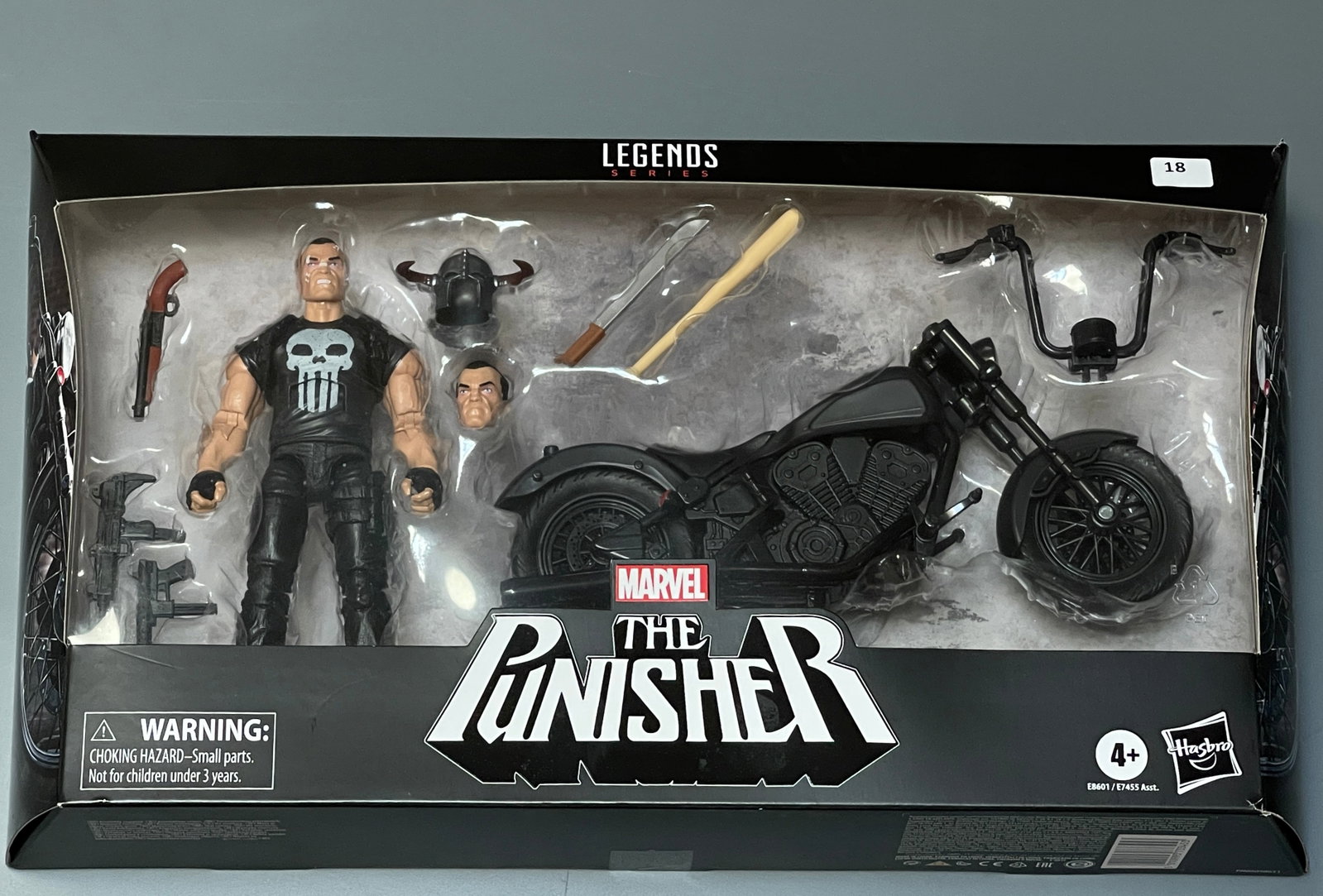 Marvel Legends Series The Punisher Action Figure Motorcycle Boxed: Marvel Legends Series The Punisher Action Figure Motorcycle Boxed
