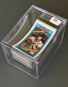 Kellogg's 3D Baseball Trade Cards Rogers Darrell Porter Whole Box as Pictured