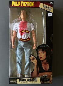 Pulp Fiction Butch Coolidge Bruce Willis 13 inch Talking Figure Sealed with Sword Miramax