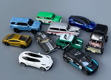 Used Hot Wheels Toy Cars Some 1980 Vintage Lot of 10