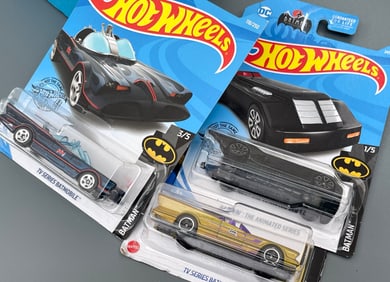 Batman Hot Wheels Car Collection Original Store Display Stand