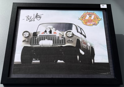 Hot Wheels 2013 27th Convention 55 Gasser Signed Brendon Vetuskey Framed