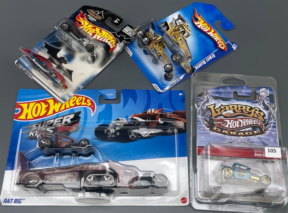 Batman BoneShaker Super Rigs Lot of 4 Unopened Mattel Toys as pictured: Batman BoneShaker Super Rigs Lot of 4 Unopened Mattel Toys as pictured