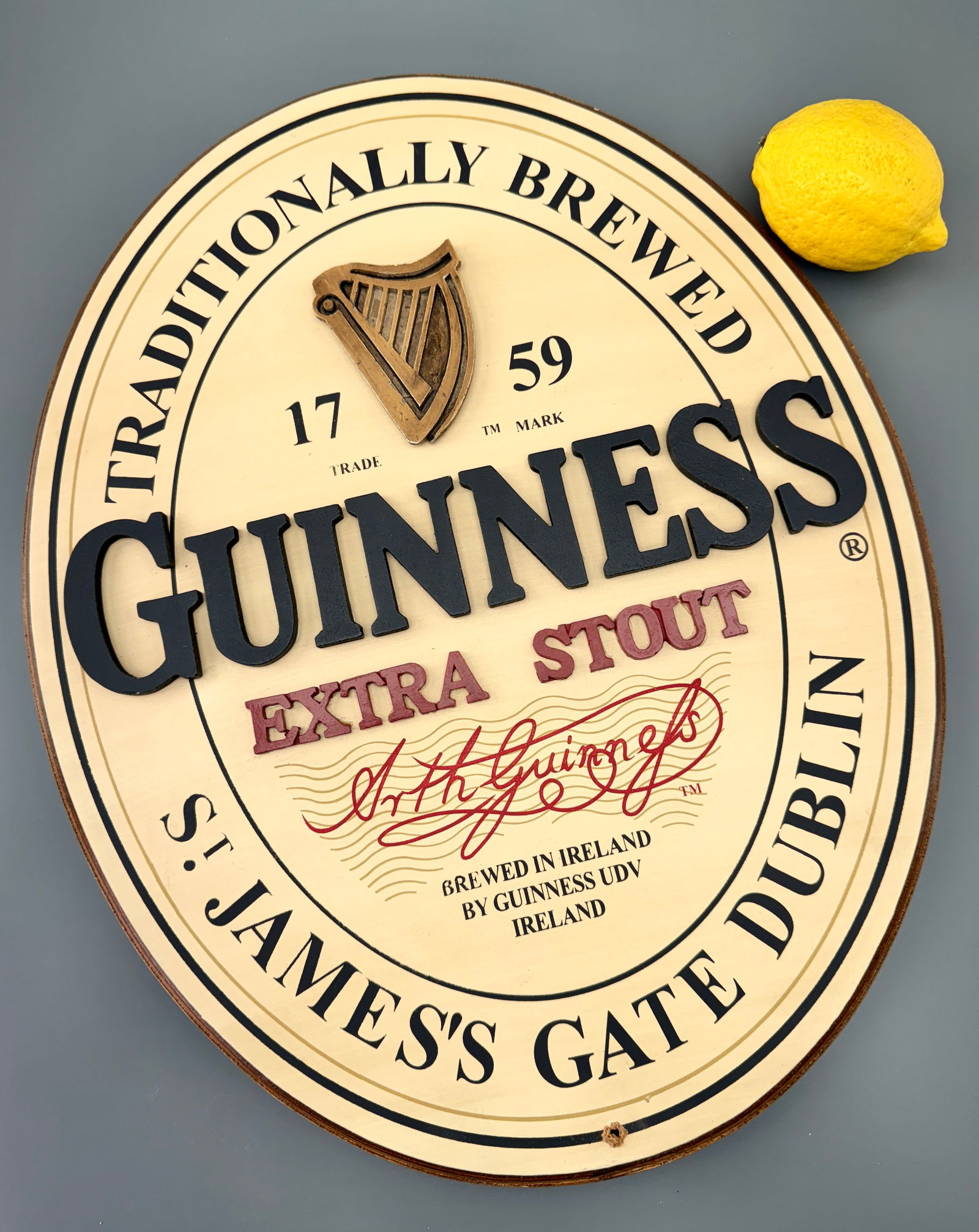 Guinness Stout Beer Advertising Pub Sign Bar Plaque (1 of 5)
