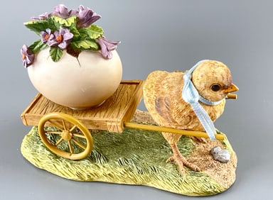 Modern Easter Decor Chicken Egg Trolley Cart