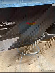 Gangster Cash Roll Stock Psychedelic Garage Bar Stool Dirty Martini Flaming Dice Bankroll Gambling