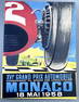 Monaco Race May 18, 1958 Formula One World Championship Artist J. Ramel XVI Grand Prix Automobile