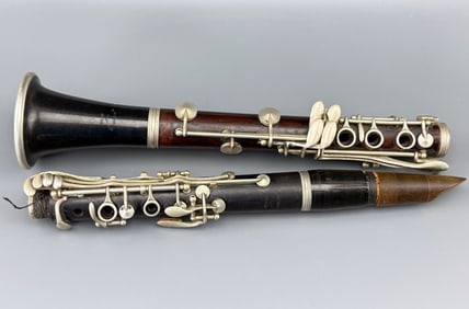 Vintage Rene Duval Super Wooden Clarinet