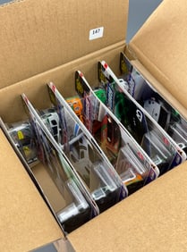 Box with 10 Mattel Toy Hot Wheel Cars