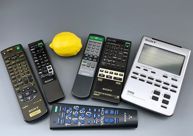 Sony Integrated Remote Commander RM-AV2100 and other Sony Brand Used Remote Controls as pictured 6