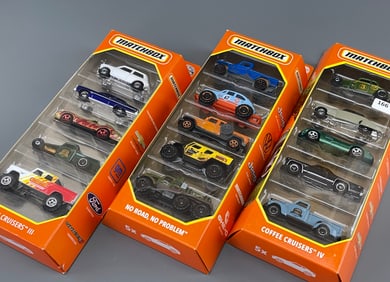Mattel Matchbox Metal Car Miniature 3 x 5 Cars Sets in Original Packaging