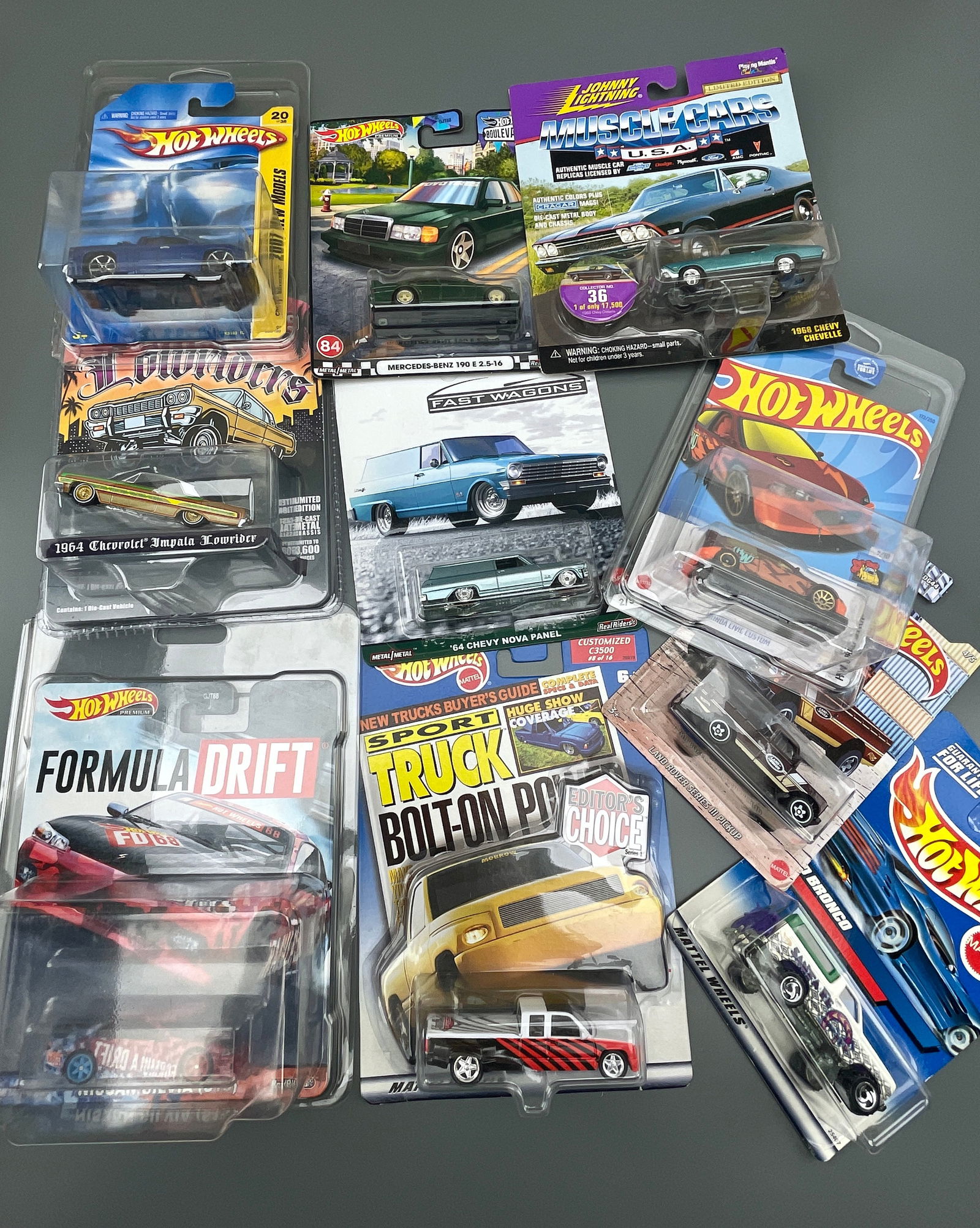 Mattel Wheels Toy Cars Never Used Unopened Lot of 10: Mattel Wheels Toy Cars Never Used Unopened Lot of 10